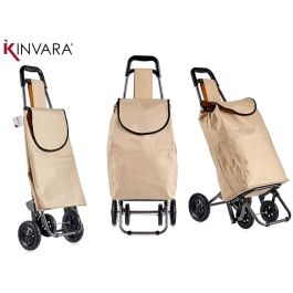Carro de Compra Kinvara Camel - 22x98x38 cm, 30 L, Beige/Negro (6 Unidades) Precio: 169.68999949. SKU: B13Z2MFF6P