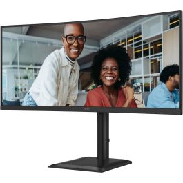 AOC Monitor Curvo CU34E4CV de 34" UltraWide Quad HD 3440x1440, 120Hz, 4ms, HDR10, 2xHDMI, DP, 2xUSB-C (90W)