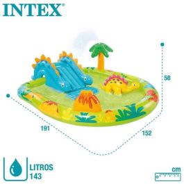 Piscina hinchable centro de juegos dinosaurios (capacidad 143 litros) (+ 2 años) 191x152x58 cm Piscina hinchable centro de juegos dinosaurios (capacidad 143 litros) (+ 2 años) 191x152x58 cm
