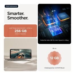 Motorola moto G06 4GB RAM 256GB Almacenamiento 50MP Cámara Naranja