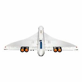 LEGO Icons Concorde, kit de construcción de modelos de aviones para adultos, juego de vehículos aeronáuticos con detalles auténticos y 3 modos