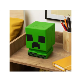 Wondee Lampara Creeper de Silicona Minecraft Luz Nocturna Pixelada