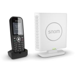 Snom M430 Teléfono DECT Inalámbrico Terminal, Manos Libres, Identificador de Llamadas, Negro Blanco