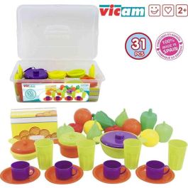 Maletin 31 piezas con menaje, frutas y verduras Maletin 31 piezas con menaje, frutas y verduras