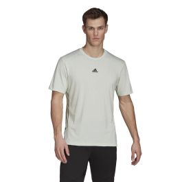 Camiseta de Manga Corta Hombre Adidas Aeroready Blanco M
