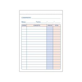 Dohe 50088D Talonario 50 Juegos Camareros 8º Natural Duplicado Precio: 7.49999987. SKU: BIX50088D