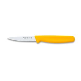 3 Claveles Cuchillo Verduras 8 cm Filo Liso/Dentado Colores Surtidos - Expositor 24 Unidades