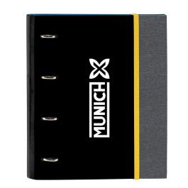 Carpeta de anillas Munich Topo Negro 27 x 32 x 3.5 cm Precio: 10.50000006. SKU: B14FEEQGN6