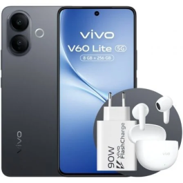 Vivo V60 Lite Smartphone 8GB RAM 256GB Negro 5G 6.77" con Cargador 90W y Buds Air3 - Referencia 5671245 Precio: 334.95000022. SKU: B1JTQQX47P