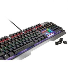 TECLADO MECÁNICO TRUST GAMING GXT 877 SCARR - 11 TECLAS MULTIMEDIA ACCESO DIRECTO - 7 MODOS RETROILUMINACIÓN - 8 TECLAS GAMING - CABLE USB 180 CM