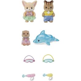 SYLVANIAN FAMILIES 5749 - El trío de bebés en la piscina SYLVANIAN FAMILIES 5749 - El trío de bebés en la piscina
