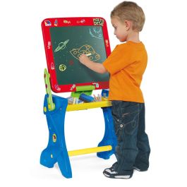 Molto 11073 Pupitre magnético 3 en 1, pizarra y tabla para niños +3 años