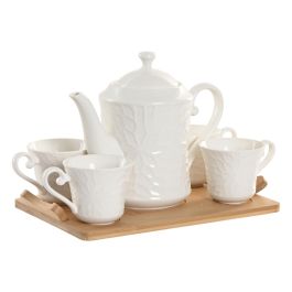 Juego de Tazas de Café Home ESPRIT Blanco Bambú Porcelana Precio: 30.50000052. SKU: B1K9QXH42C
