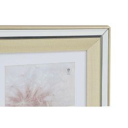 Marco Multifoto Tradicional DKD Home Decor Dorado Plateado 2 x 40 x 47 cm (2 Unidades)