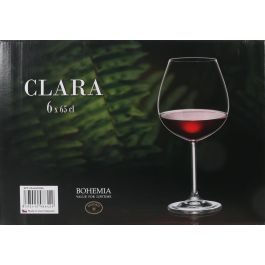 Bohemia Set 6 Copas Gran Vino Clara 650 cc