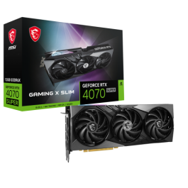 MSI GAMING GeForce RTX 4070 SUPER 12G X SLIM NVIDIA 12 GB GDDR6X