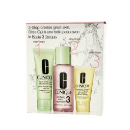 Clinique Sistema 3 Pasos Piel Mixta-Grasa Set Cosmética Facial Estuche 3 pz (Jabón 30ml + Loción 60ml + Gel 30ml) Precio: 21.49999995. SKU: B1BEGJA2A2