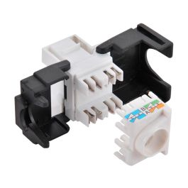 Conector hembra rj45 utp cat.6 keystone 180° Conector hembra rj45 utp cat.6 keystone 180°