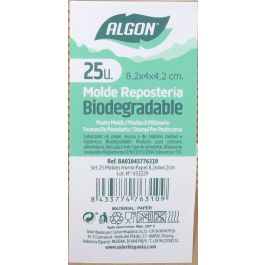 Set de 25 moldes para horno de papel Algon 8.2x4x4.2 cm (36 Unidades) Set de 25 moldes para horno de papel Algon 8.2x4x4.2 cm (36 Unidades)