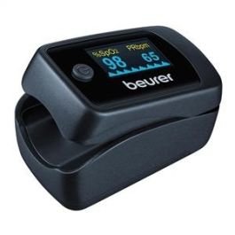 Beurer Pulsioxímetro PO-45 para Medición de Oxígeno en Sangre y Frecuencia Cardíaca, Ideal para Deporte en Altura