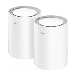 Cudy M3000 Sistema de Malla Wi-Fi 6 Mesh AX3000 con Puerto 2.5G, Doble Banda, Cobertura hasta 400 m², Pack de 2 Unidades, Color Gris y Blanco Precio: 136.79000027. SKU: B18ZRY3KHV