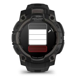 Garmin Instinct 3 Smartwatch AMOLED 1.2" Pantalla Táctil GPS Multibanda SatIQ 45 mm Resistente Monitor de Salud y Linterna Negro