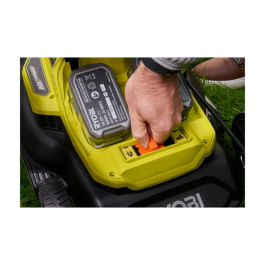 Ryobi Cortacésped Híbrido RYOBI - Ø 37 cm - 2 Baterías LithiumPlus 36V 5.0 Ah - Negro y Verde