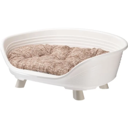 Ferplast Cesta TRONO 6 con cojín relax - Blanco