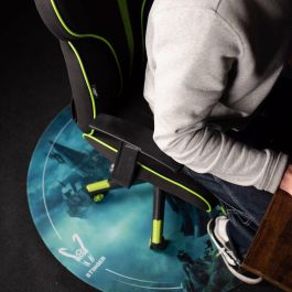 Woxter GM26-056 Silla Gaming Stinger Station Alien Verde Ergonómica, Altura Ajustable, Cojín Lumbar, Piel Sintética Transpirable, 150 kg