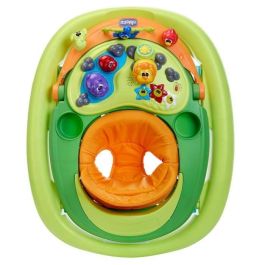 Chicco Walky Talky Andador Bebé Ajustable 3 Alturas con Centro de Actividades 3D Jungla, Seguridad Anti-Vuelco, Plegable Green Wave