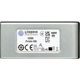 Kingston XS2000 SSD 2000 GB USB Tipo C 3.2 Gen 2 2000 MB/s Negro, Plata SXS2000/2000G