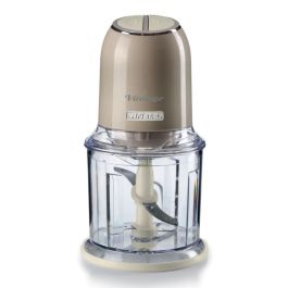 Ariete 438/03 Picadora Vintage Beige 400 W, 4 Cuchillas Acero Inoxidable, 2 Velocidades, Apta para Picar Varios Alimentos
