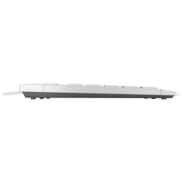 CHERRY TAS STREAM KEYBOARD TKL Corded EU-Layout grau