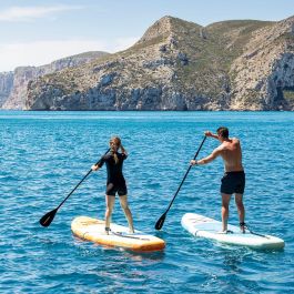 Tabla de Paddle Surf Hinchable 2 en 1 con Asiento y Accesorios Siros InnovaGoods 10'5" 320 cm Tabla de Paddle Surf Hinchable 2 en 1 con Asiento y Accesorios Siros InnovaGoods 10'5" 320 cm