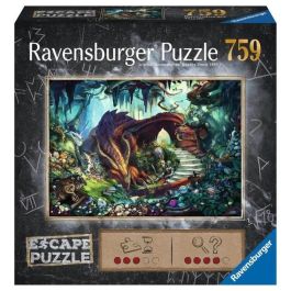 Puzzle de escape En la cueva del dragón, 759 piezas, Para adultos y niños a partir de 12 años, 1 guía del juego, 1 sobre de solución, Inspir Precio: 27.78999982. SKU: B184RG9JTP