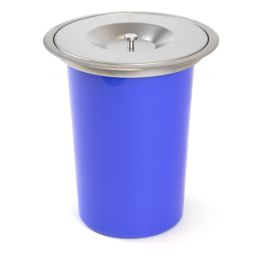 Emuca Cubo de basura empotrable para encimera de cocina Recycle, 1 vaso extraíble de 7 litros, Acero inoxidable y Plástico Precio: 44.79000009. SKU: B1BLFVVC2Y