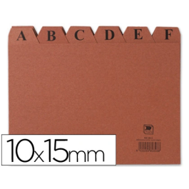 Mariola Índice para Ficheros A-Z 150x100 Cartón Cuero Precio: 2.9935521. SKU: BIX03816