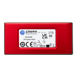 Kingston XS1000 SSD Externo 2TB USB 3.2 Gen2 Rojo