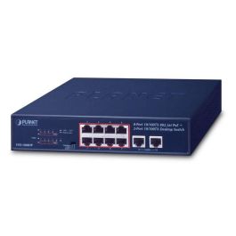 Planet Switch 8 puertos PoE 10/100TX 802.3at + 2 puertos 10/100TX 120W Precio: 75.94999995. SKU: B16W3S9AE5