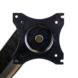 Phoenix technologies Brazo Articulado Doble Soporte Monitor Ajustable con Amortiguador de Gas, Doble Fijación, VESA 75/100mm