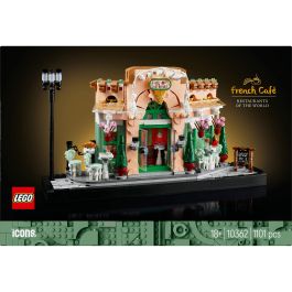 LEGO Icons 10362 Cafetería francesa, Set de Construcción para Adultos, Decoración Estantería Parisina