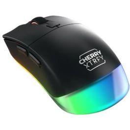 Cherry Xtrfy Ratón Gaming M50 Wireless RGB Óptico 12000 DPI Negro – Bluetooth, USB-C, RF Wireless para mano derecha