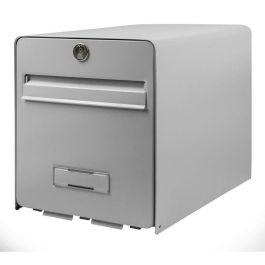 BURG WACHTER Buzón de favor en acero galvanizado - 1 puerta - Gris BURG WACHTER Buzón de favor en acero galvanizado - 1 puerta - Gris