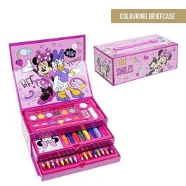 Set Papelería Coloreable Maletín Minnie Set Papelería Coloreable Maletín Minnie