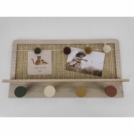Perchero DKD Home Decor Natural Multicolor Fibra Madera MDF (45 x 6 x 24 cm) Perchero DKD Home Decor Natural Multicolor Fibra Madera MDF (45 x 6 x 24 cm)