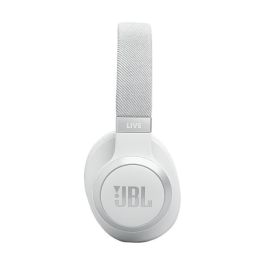 JBL LIVE 770 NC Auriculares Diadema Inalámbricos con Cancelación Activa de Ruido (ANC), Bluetooth 5.3, Autonomía 50h, Blanco