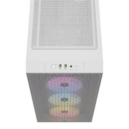 Caja de PC - CORSAIR - 3000D RGB AIRFLOW - Semitorre ATX - 3 ventiladores AR120 RGB - Blanco - (CC-9011256-WW) Caja de PC - CORSAIR - 3000D RGB AIRFLOW - Semitorre ATX - 3 ventiladores AR120 RGB - Blanco - (CC-9011256-WW)