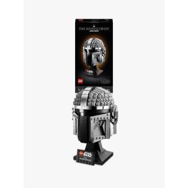 LEGO 75328 Star Wars The Mandalorian Helmet Kit de Modelo Coleccionable para Construir, Decorar y Regalar para Adultos