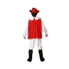 Disfraz Mosquetero Infantil Niño Rojo 10-12 Años Temática Historia Polyester