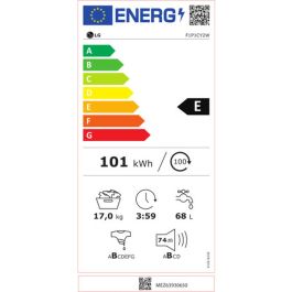 Lavadora LG F1P1CY2W 70 1100 rpm 17 kg 70 cm E